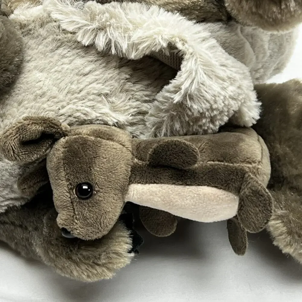 Wild Republic Cuddlekins Kangaroo With Joey In Pouch 12